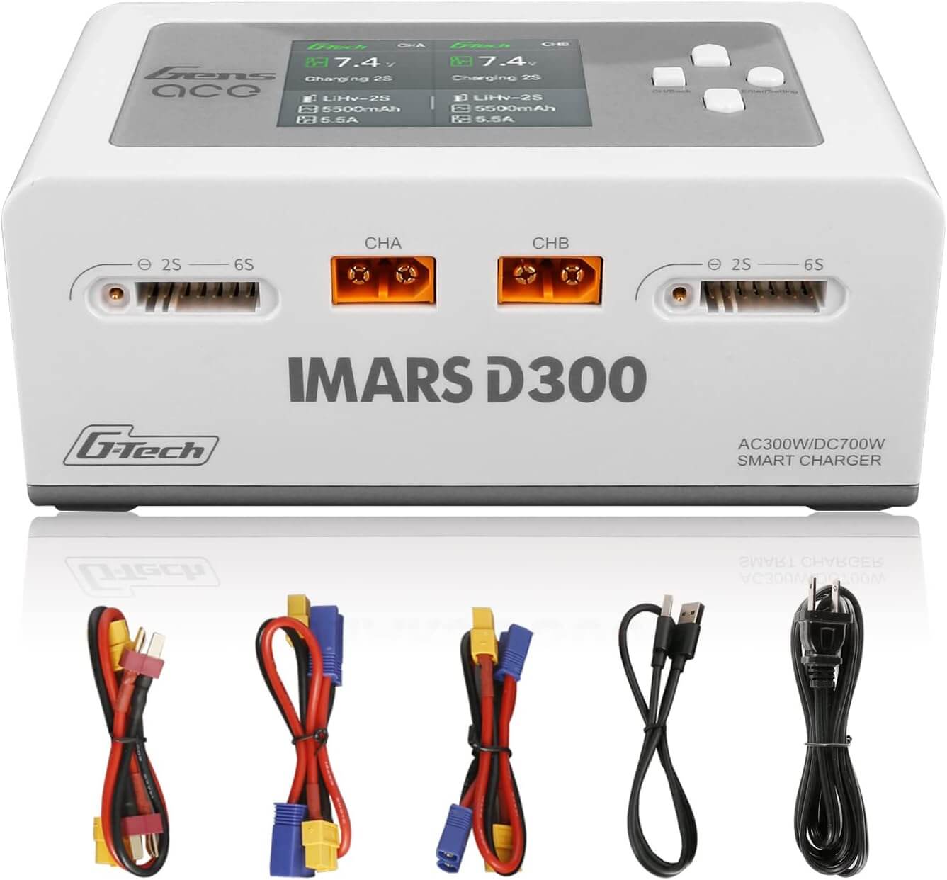 Gens Ace Lipo Battery Charger IMARS D300 1