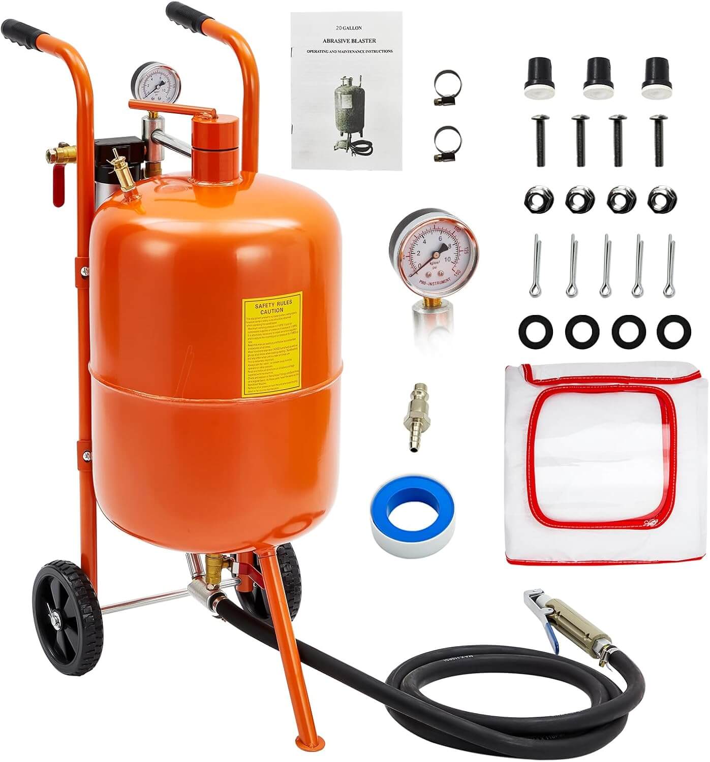 GarveeTech 10 Gallon Sand Blasting Machine