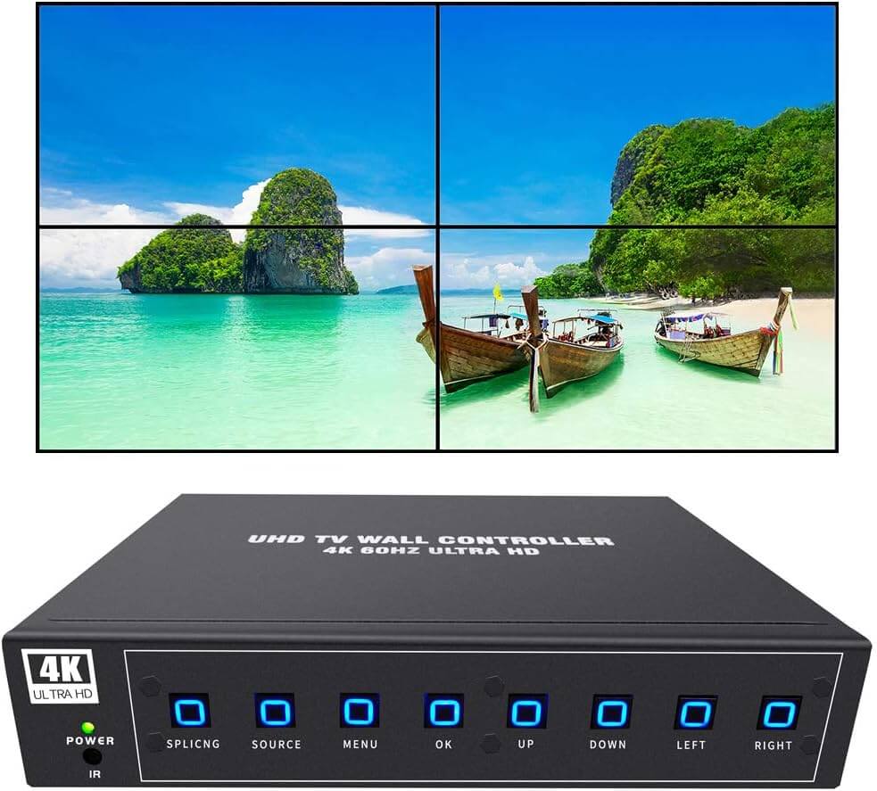 ISEEVY 4K60 UHD Video Wall Controller