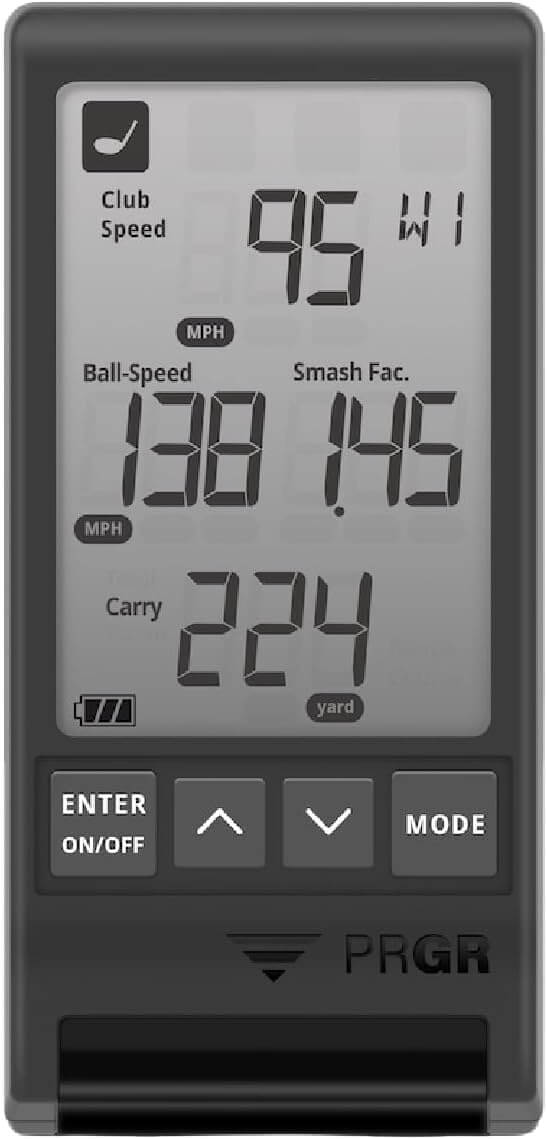 PRGR HS 130 A Portable Golf Launch Monitor