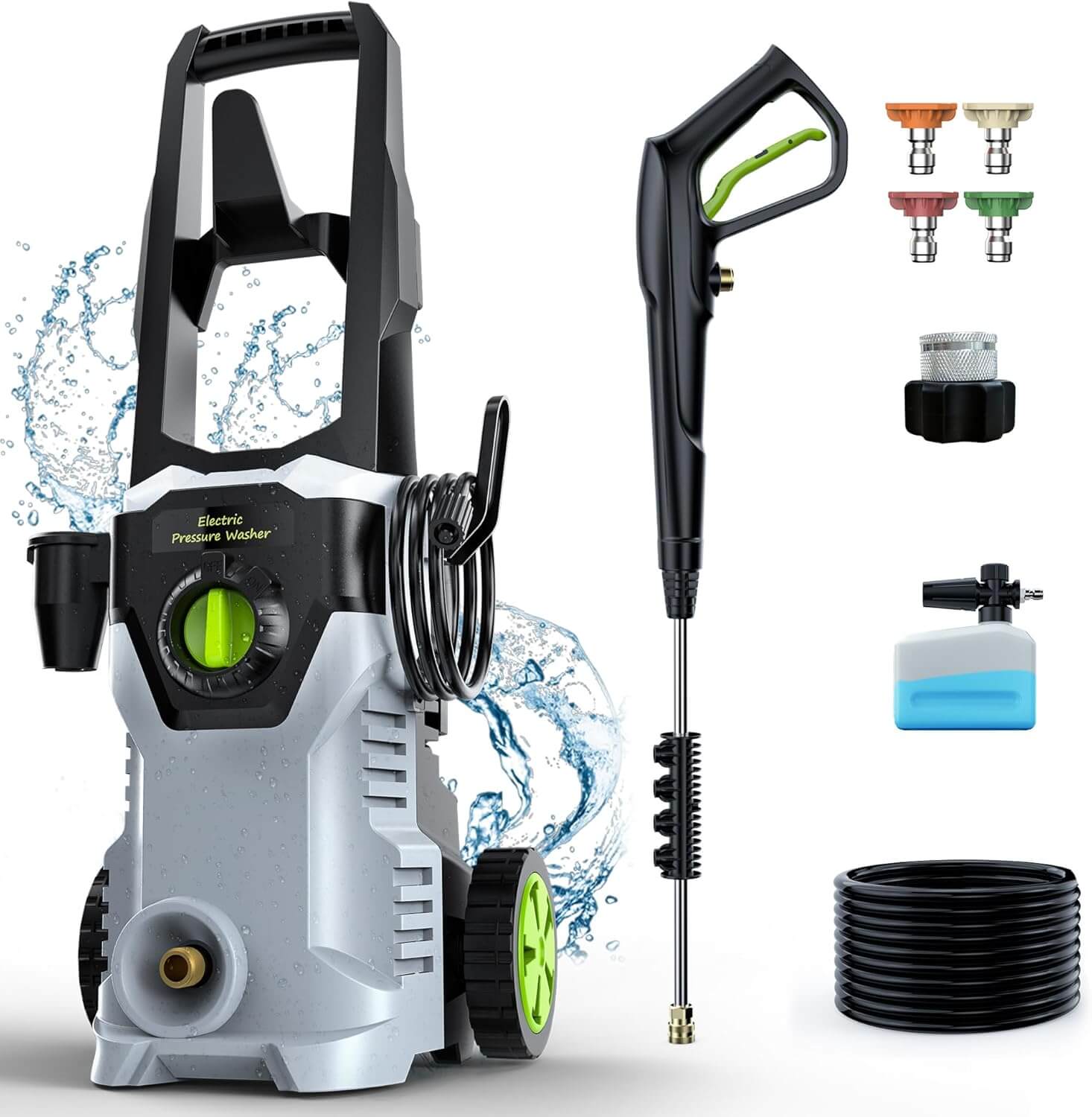 Patoolio 4800PSI 3.0 GPM Max Electric Power Washer