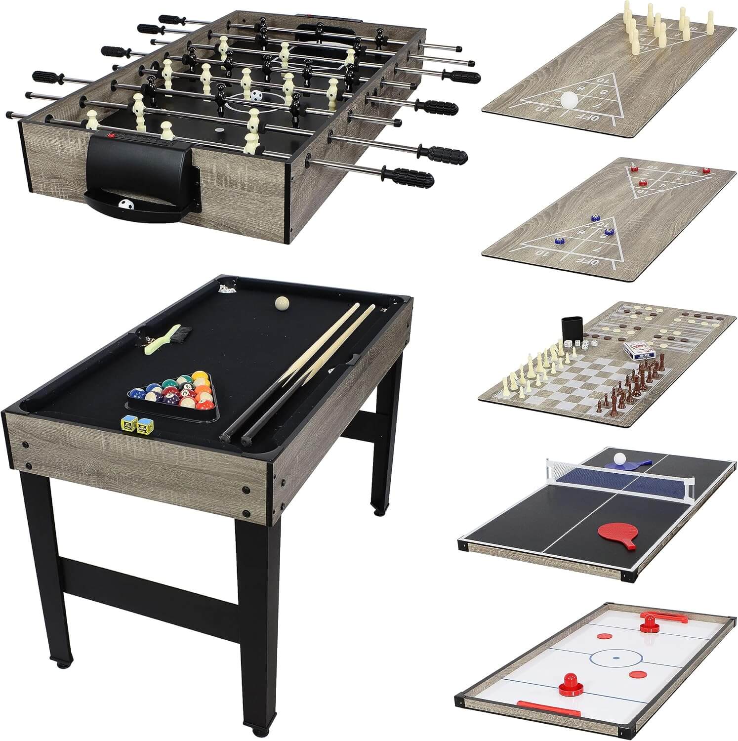 Sunnydaze 10 in 1 Game Table