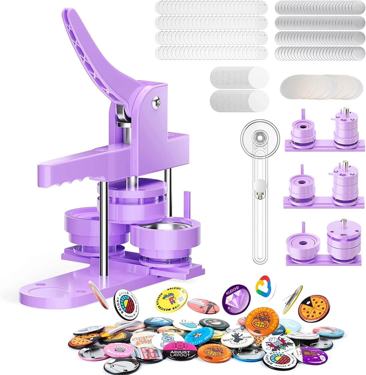 Kosiejinn 300pcs Button Pin Maker Machine