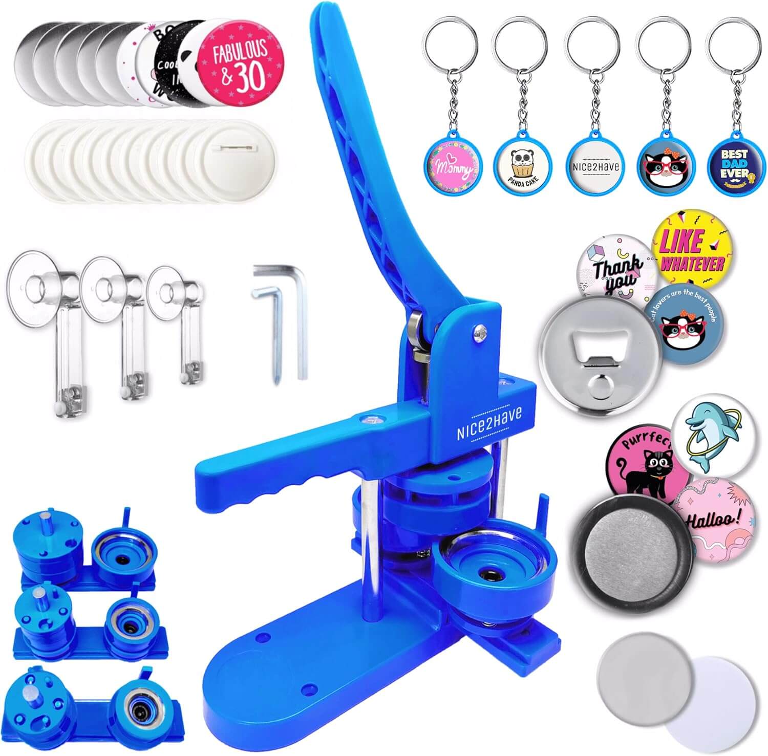 Nice2Have Button Maker Machine