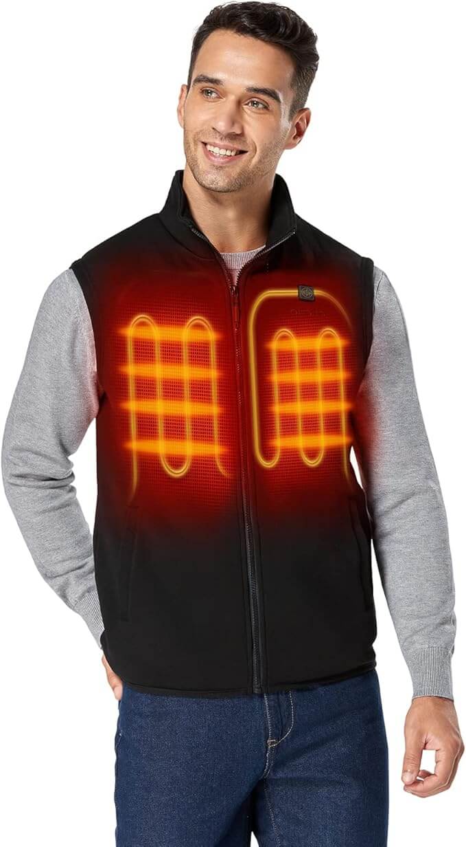 Ororo Mens Heated Vest with Battery