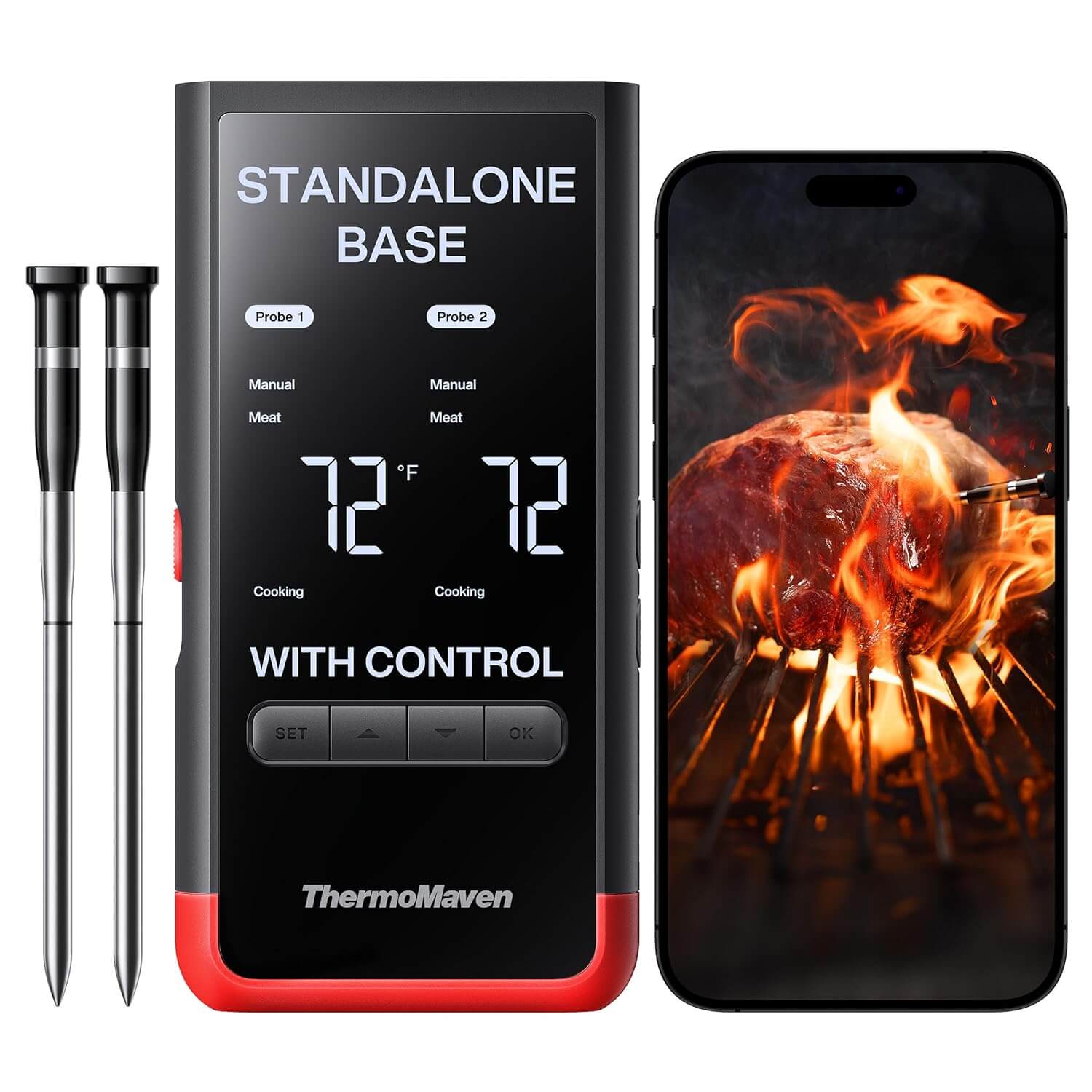 Top 5 Best Wireless Grill Thermometers ThermoMaven Smart Bluetooth WiFi Unlimited Range