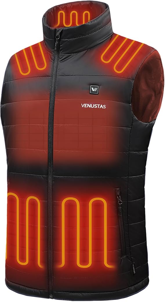 Venustas Mens Heated Vest with Battery