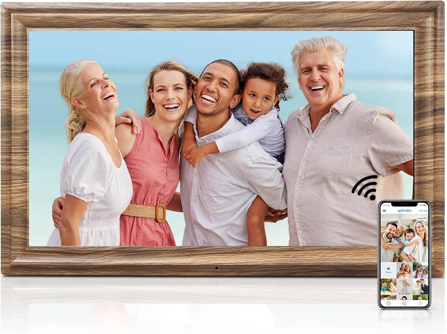 Top 5 Best Digital Photo Frames with Wifi Canupdog 16 Inch Large Digital Picture Frame