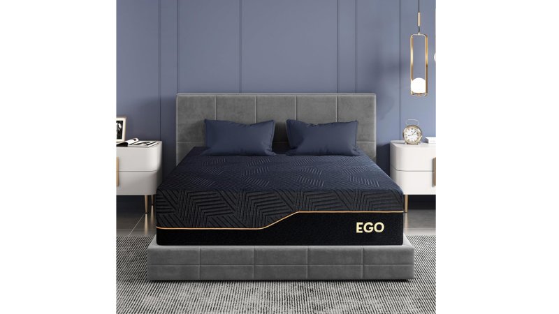 Egohome 14 Inch King Size Memory Foam Mattress for Back Pain