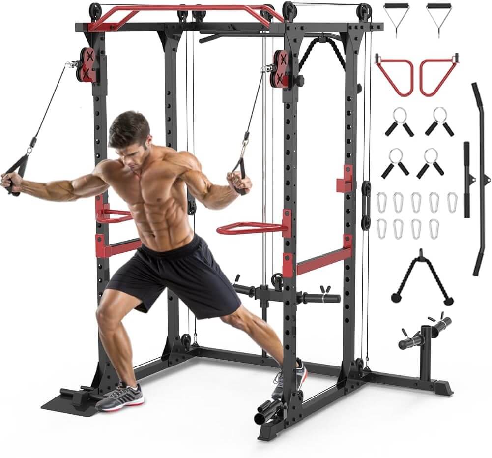 Top 5 Best Cable Crossover Machines Fitness Reality Power Cage Squat Rack