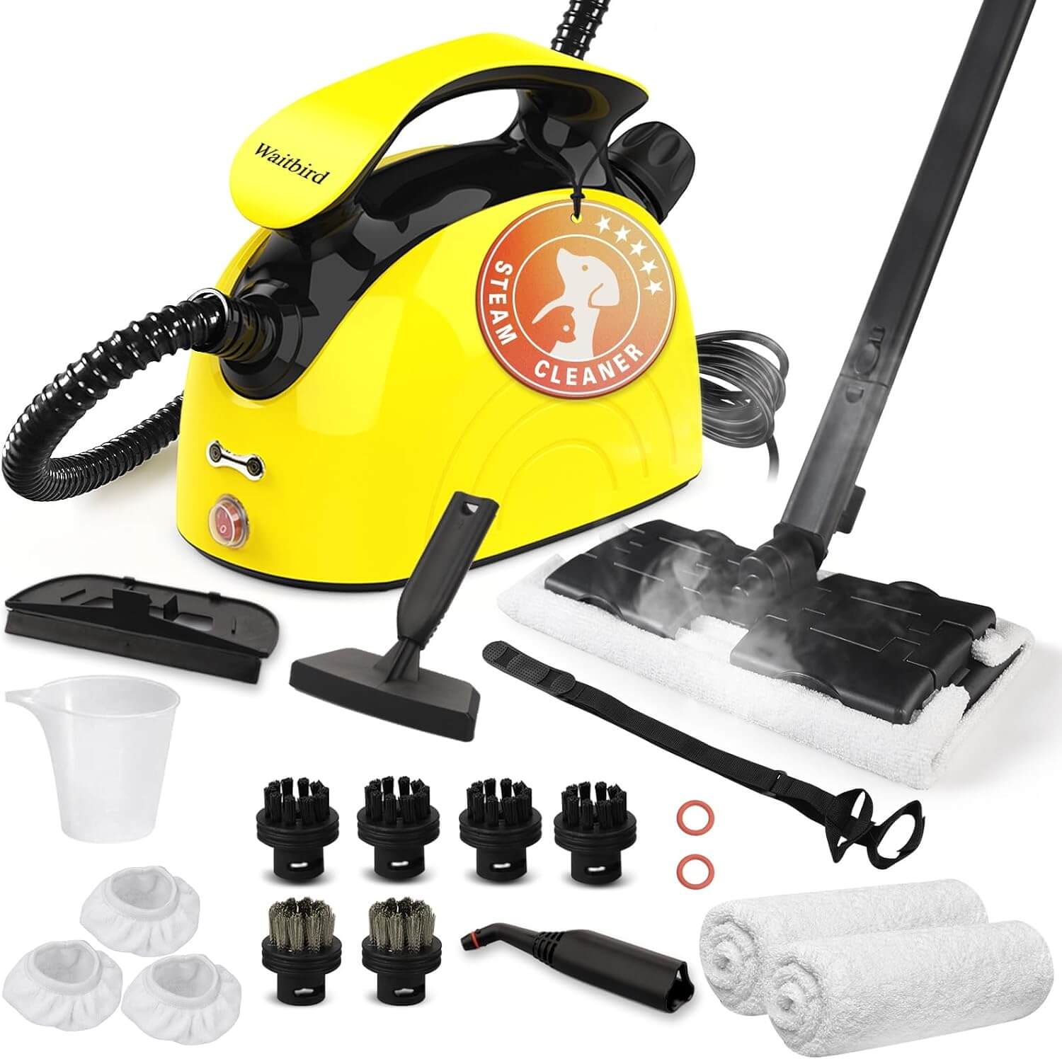 Top 5 Best Canister Steam Cleaners Waitbird Multipurpose Powerful Steam Cleaner
