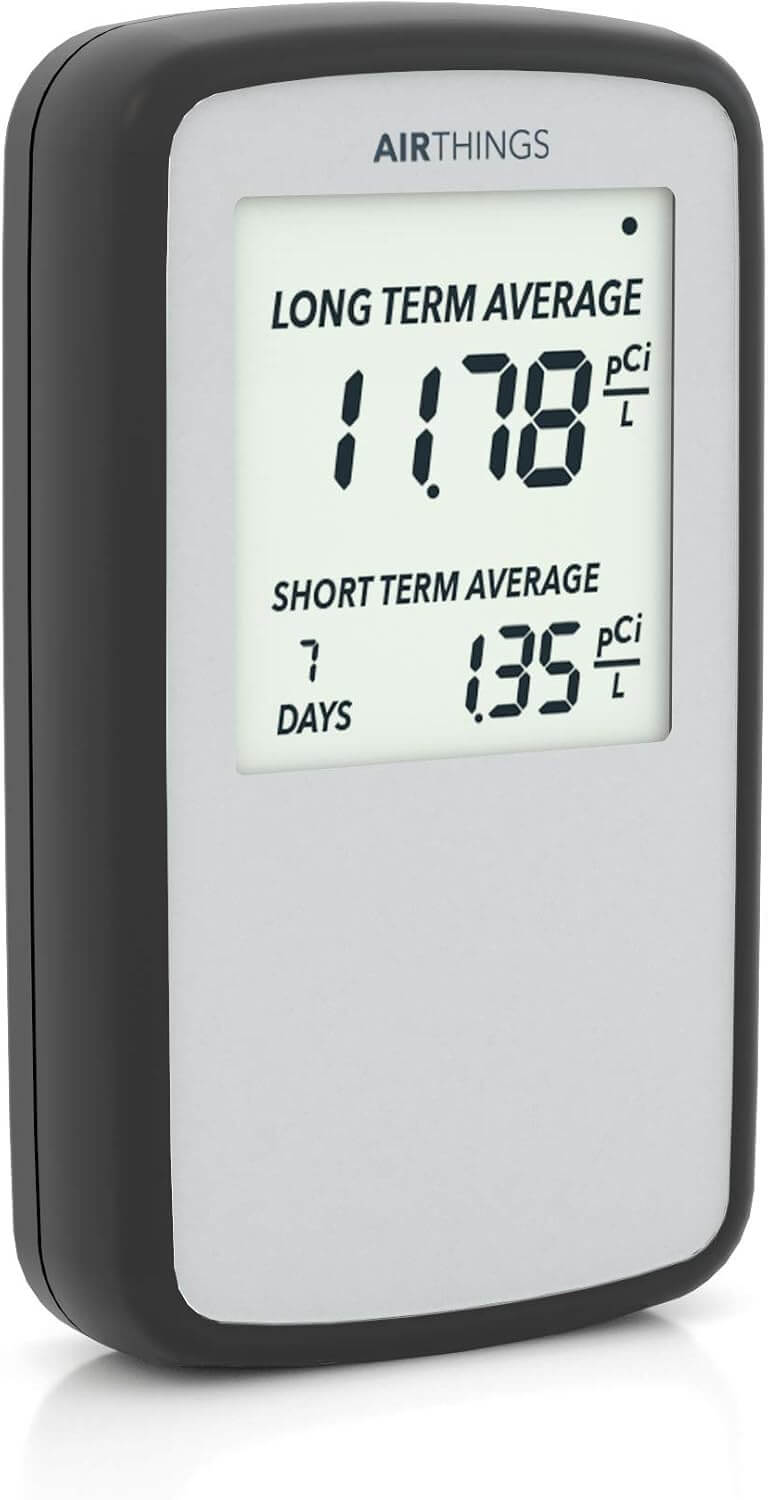 Airthings Corentium Home Radon Detector 223 Portable