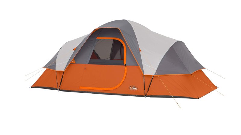 CORE Tent 9 Person for Family Camping, Hiking and Backpacking