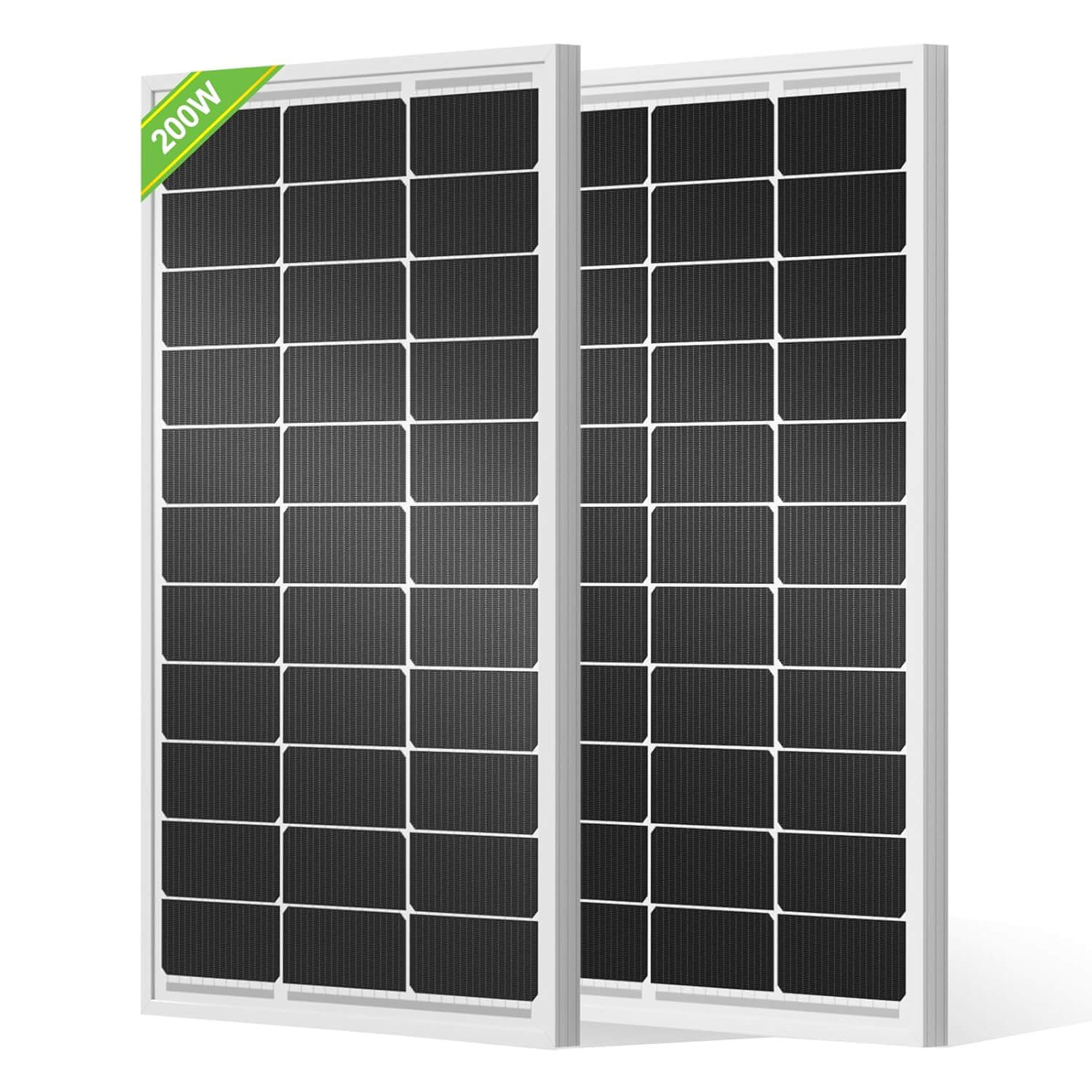 ECO WORTHY 2pcs 100 Watt Solar Panels