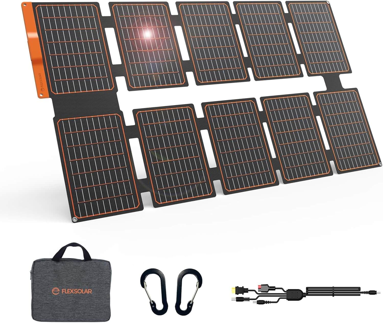 FlexSolar 100W Portable Solar Panels Chargers