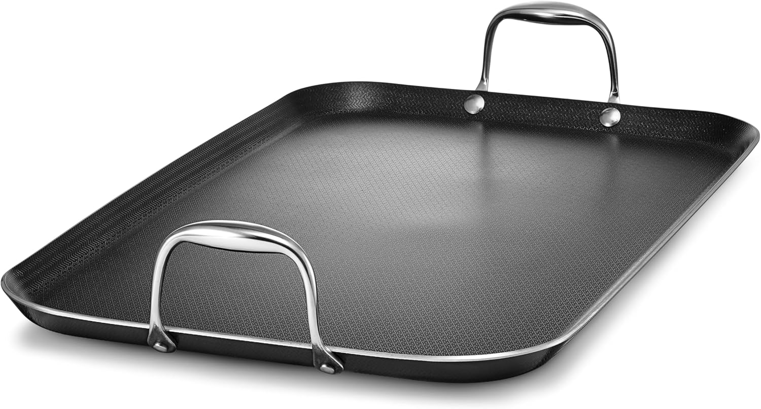 HexClad Hybrid Nonstick Double Burner Griddle