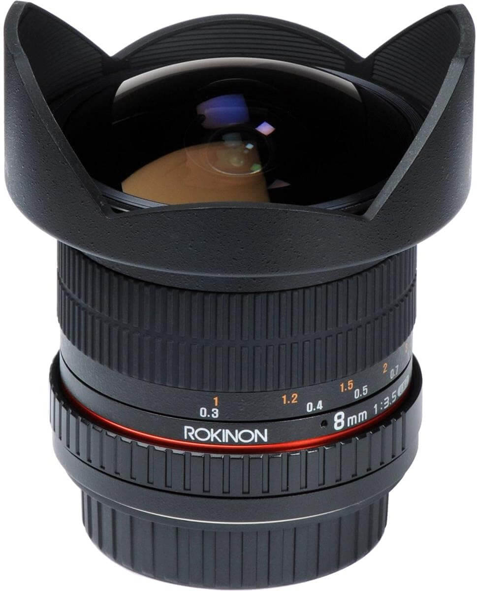 Rokinon 8mm f 3.5 HD Fisheye Lens