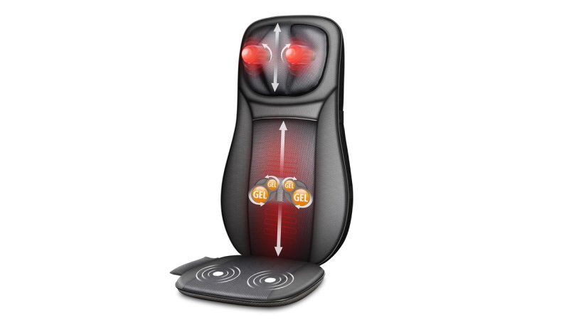 Snailax Shiatsu Back Massager with Heat Chair Massager for Neck