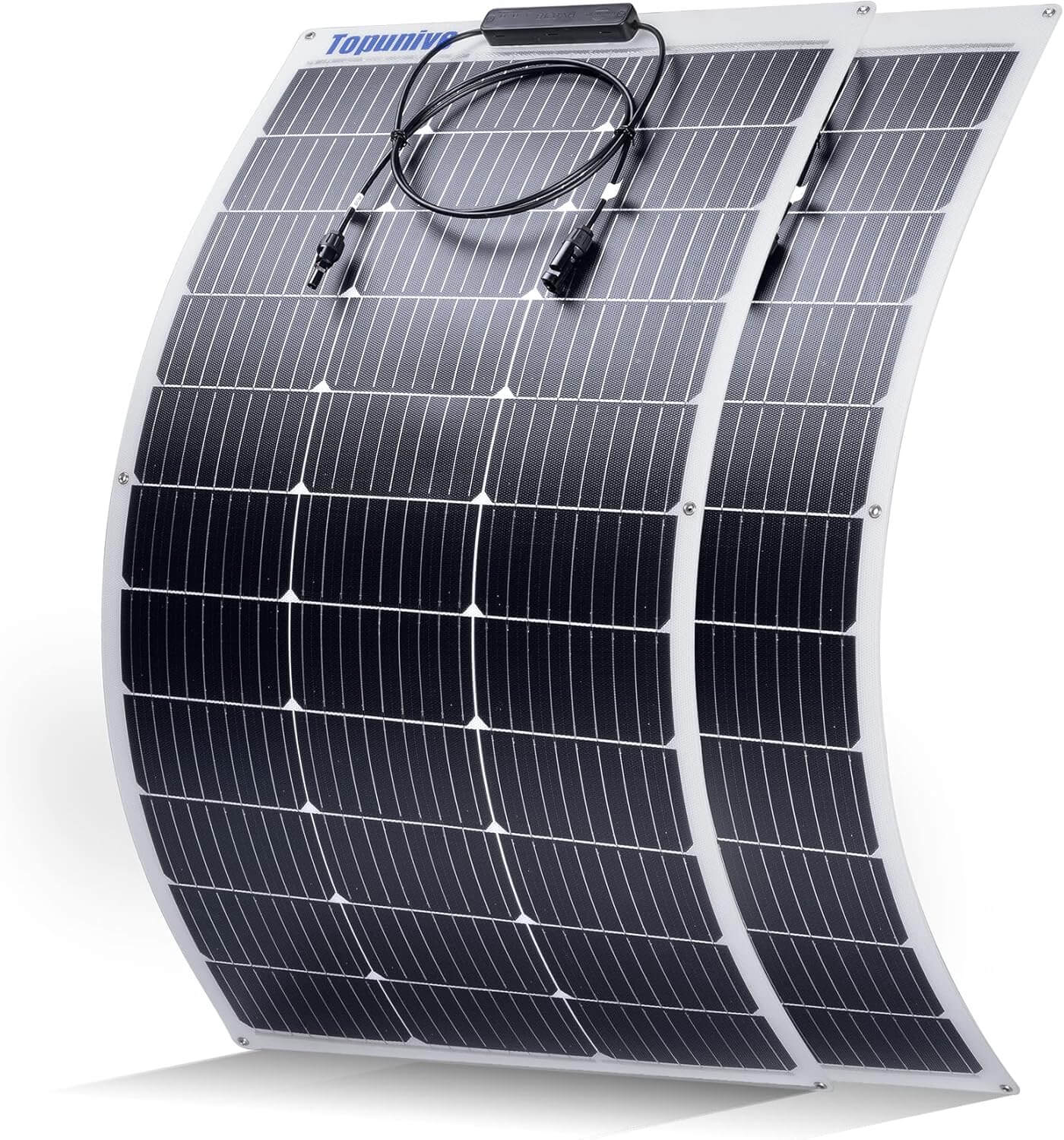 Top 5 Best Flexible Solar Panels Topunive 2PCS 100W 12V Flexible Solar Panel