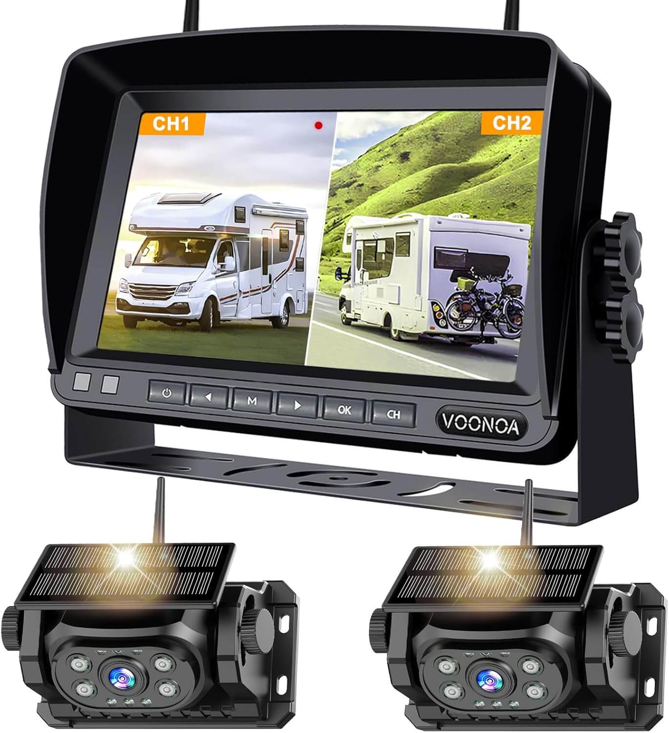 Top 5 Best Wireless Backup Camera Kits VOONOA 2 Magnetic Wireless Backup Camera