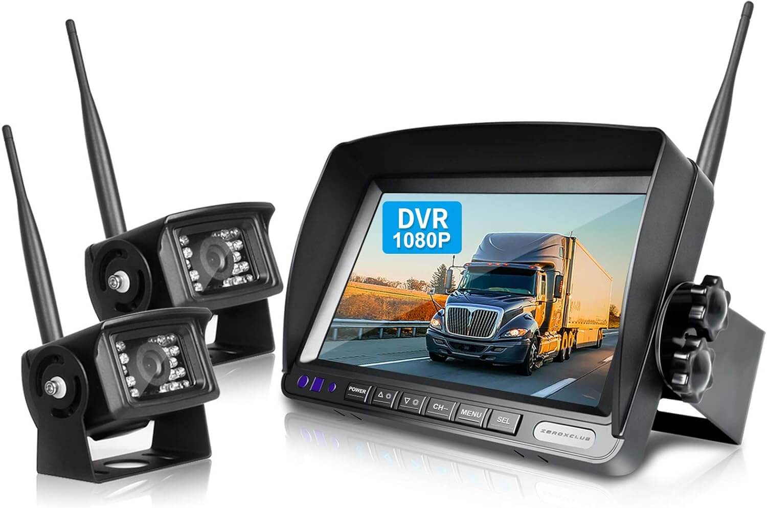 Top 5 Best Wireless Backup Camera Kits ZEROXCLUB 1080P FHD Digital Wireless Backup Camera System Kit