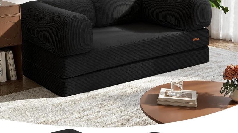 COMAX Folding Sofa Bed Queen 4-in-1 Foldable Floor Couch Convertible Futon Sofa