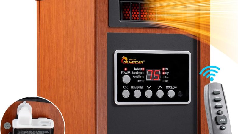 Dr. Infrared DR 998 Space Heater with Humidifier