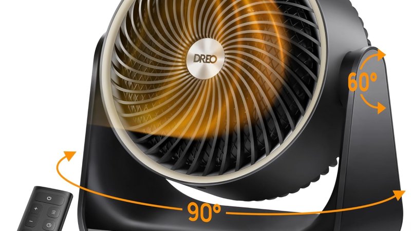 Dreo Whole Room Heater 714 60° Vertical & 90° Horizontal 3D Oscillating Heating