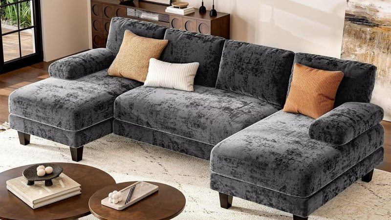 Txtin’s U Shaped Sectional Couches for Living Room 111 Inch Modular Sofa