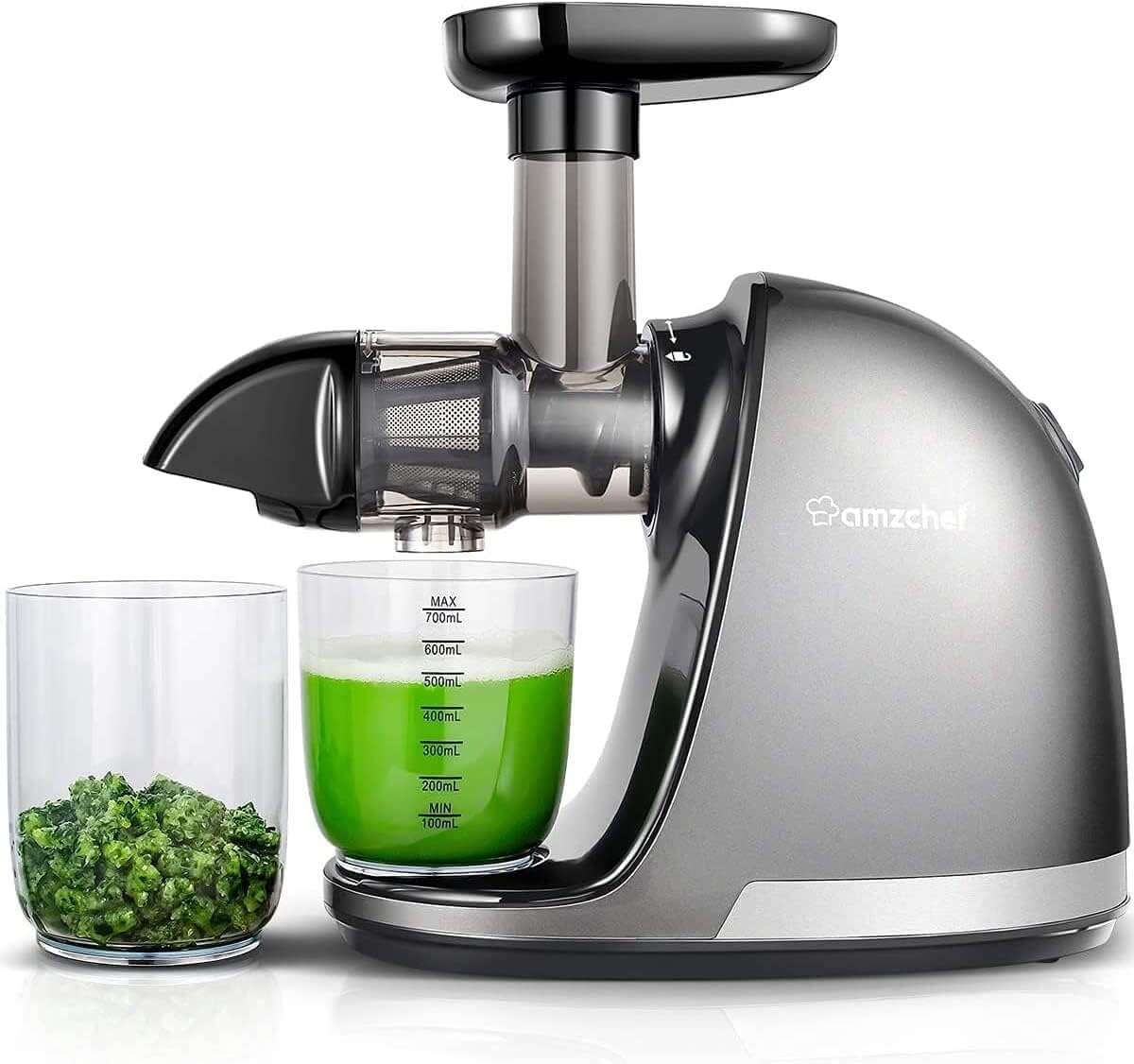 Top 5 Best Masticating Juicers AMZCHEF Cold Press Masticating Juicer Machine