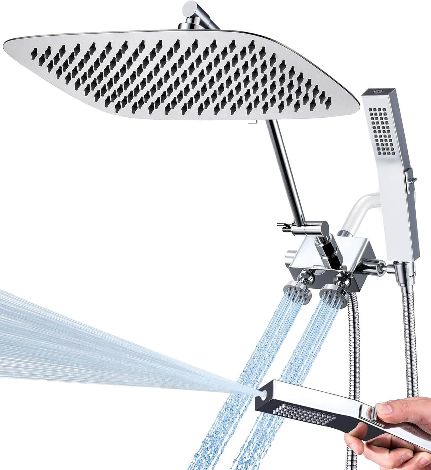 All Metal 12 Inch Rain Shower Head
