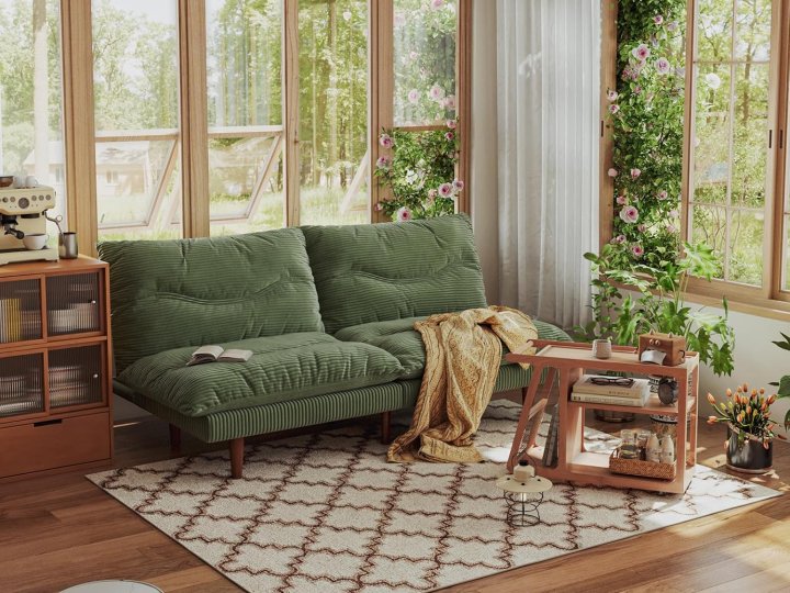 DreamDashio Futon Sofa Bed 69 inch Futon Couch