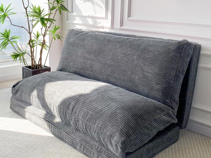 MAXYOYO Folding Sofa Bed Extra Thick and Long Floor Sofa