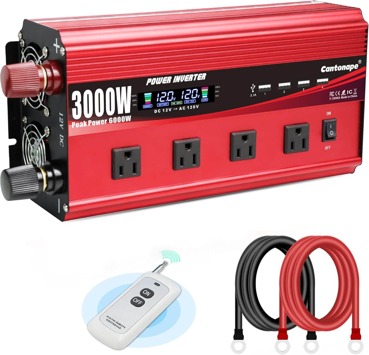 Cantonape 3000W Power Inverter