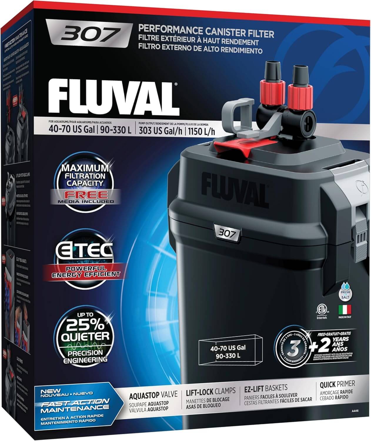 Fluval 307 Perfomance Canister Filter