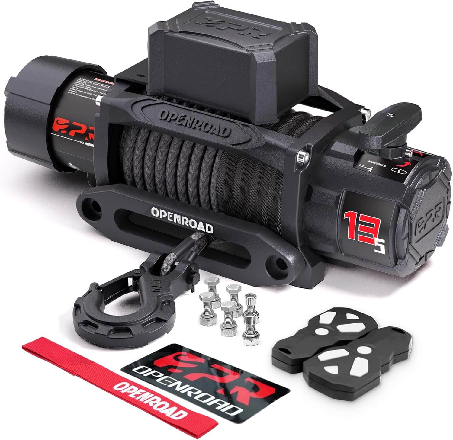 OPENROAD 13500 lbs Recovery Winch