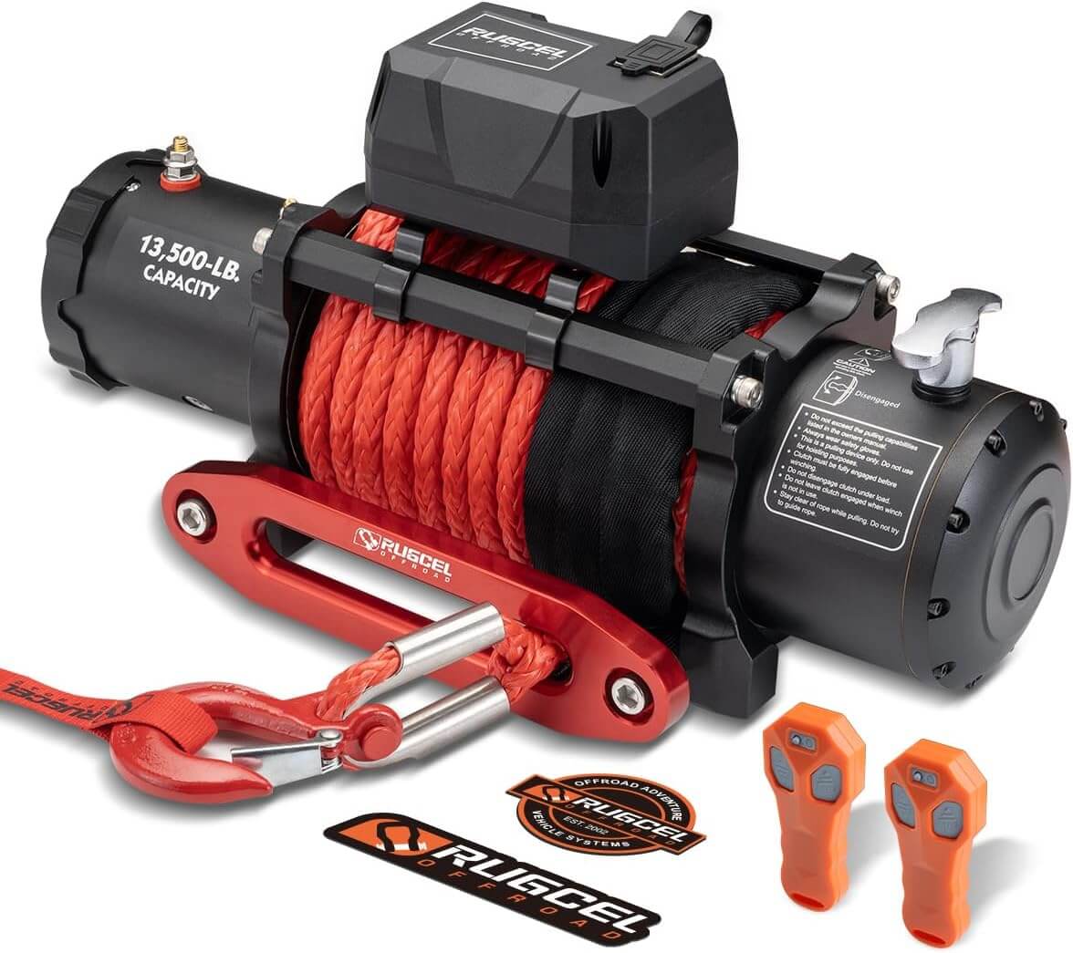 RUGCEL WINCH 13500 lbs Waterproof Electric Truck Winch