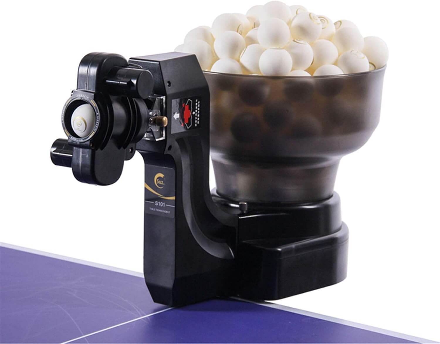 Suz Table Tennis Robot Ping Pong Ball Machine S101