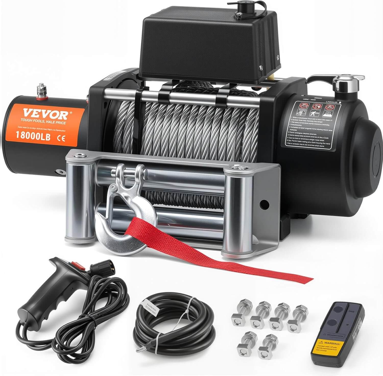 VEVOR 18000 lbs Truck Trailer Jeep Electric Winch