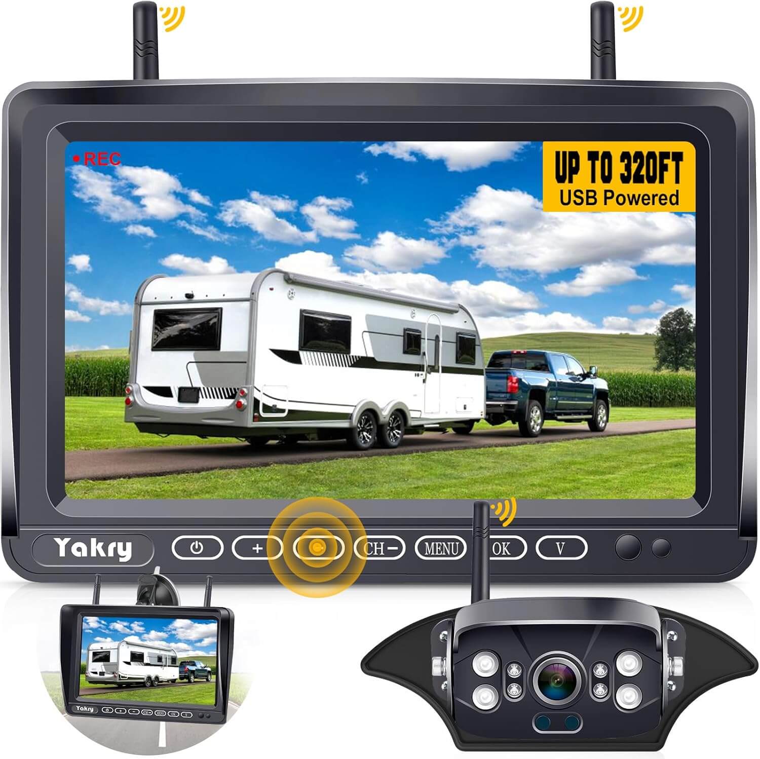 Top 5 Best Wireless Backup Cameras Yakry RV Backup Camera