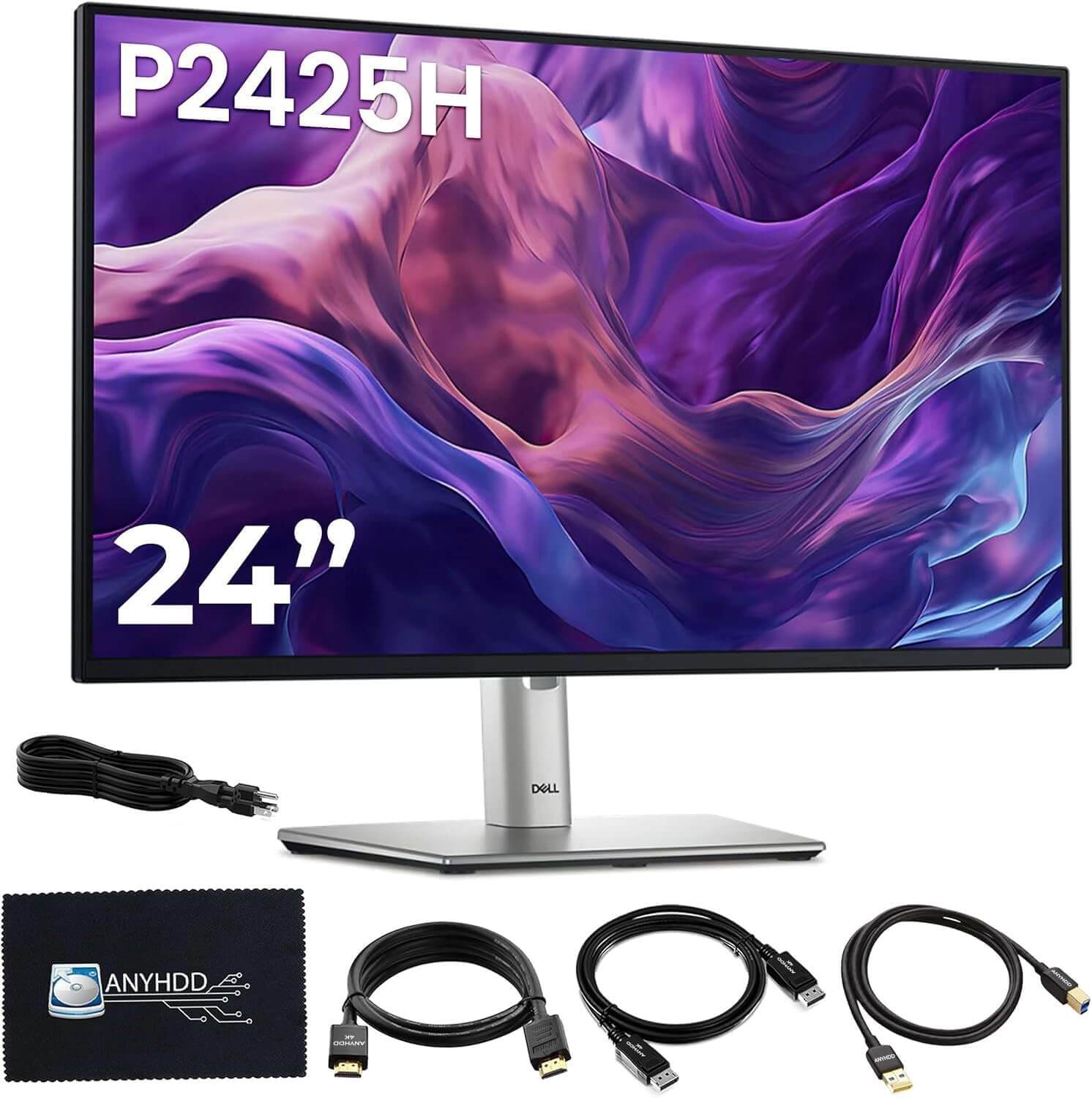 Dell P2425H Computer Monitor Screen
