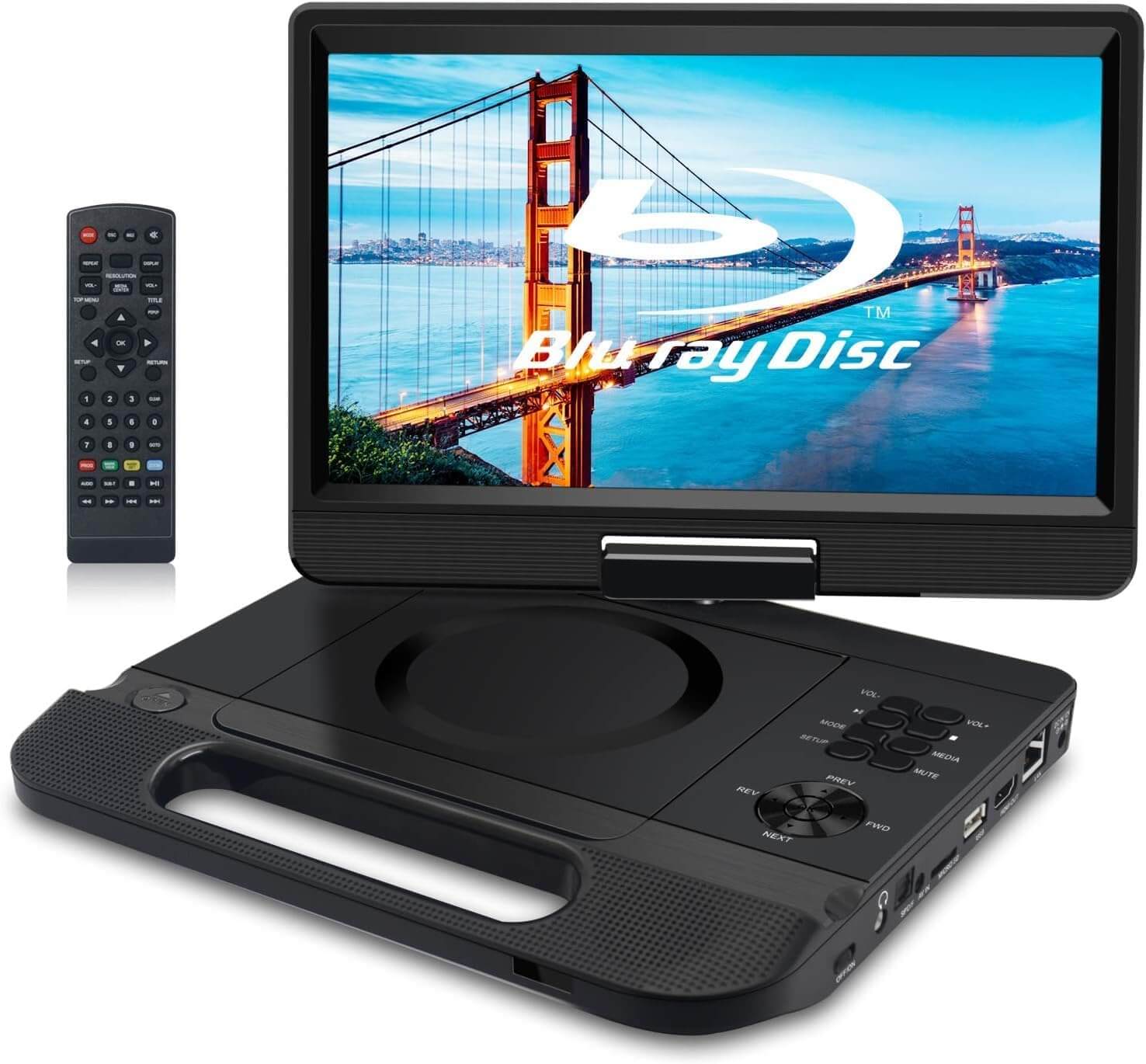 FANGOR 13.3 inch Portable Blu ray Player