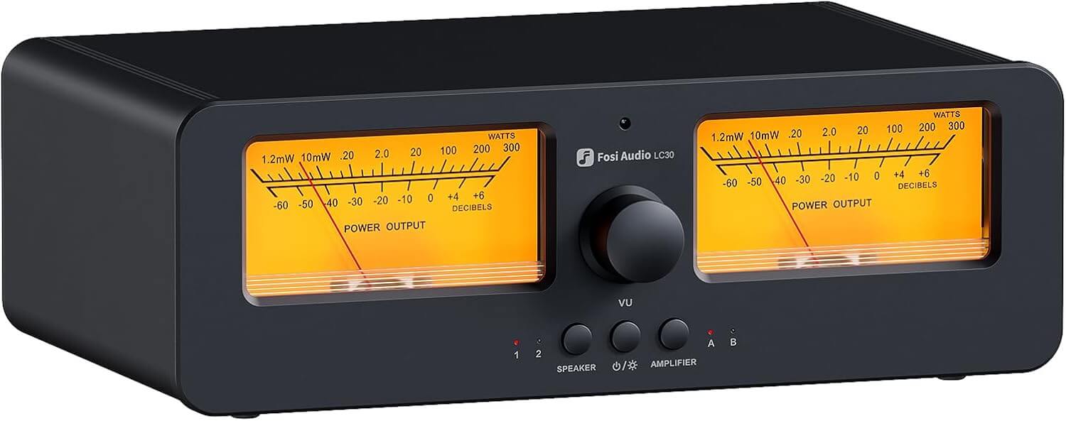 Fosi Audio LC30 VU Meter Amplifier