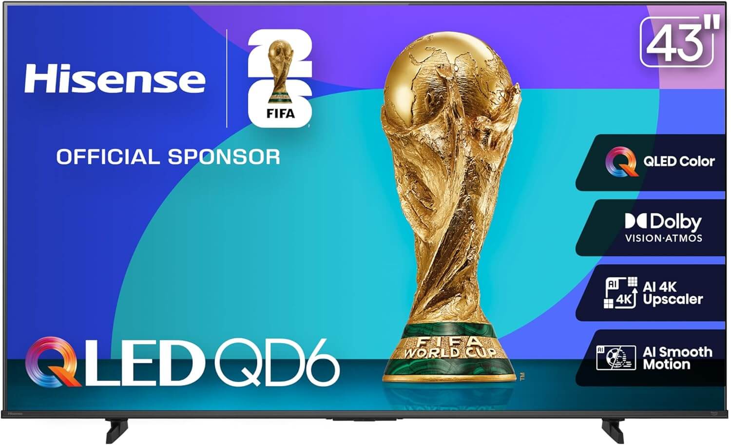 Hisense 43 Inch Class QD6 Series