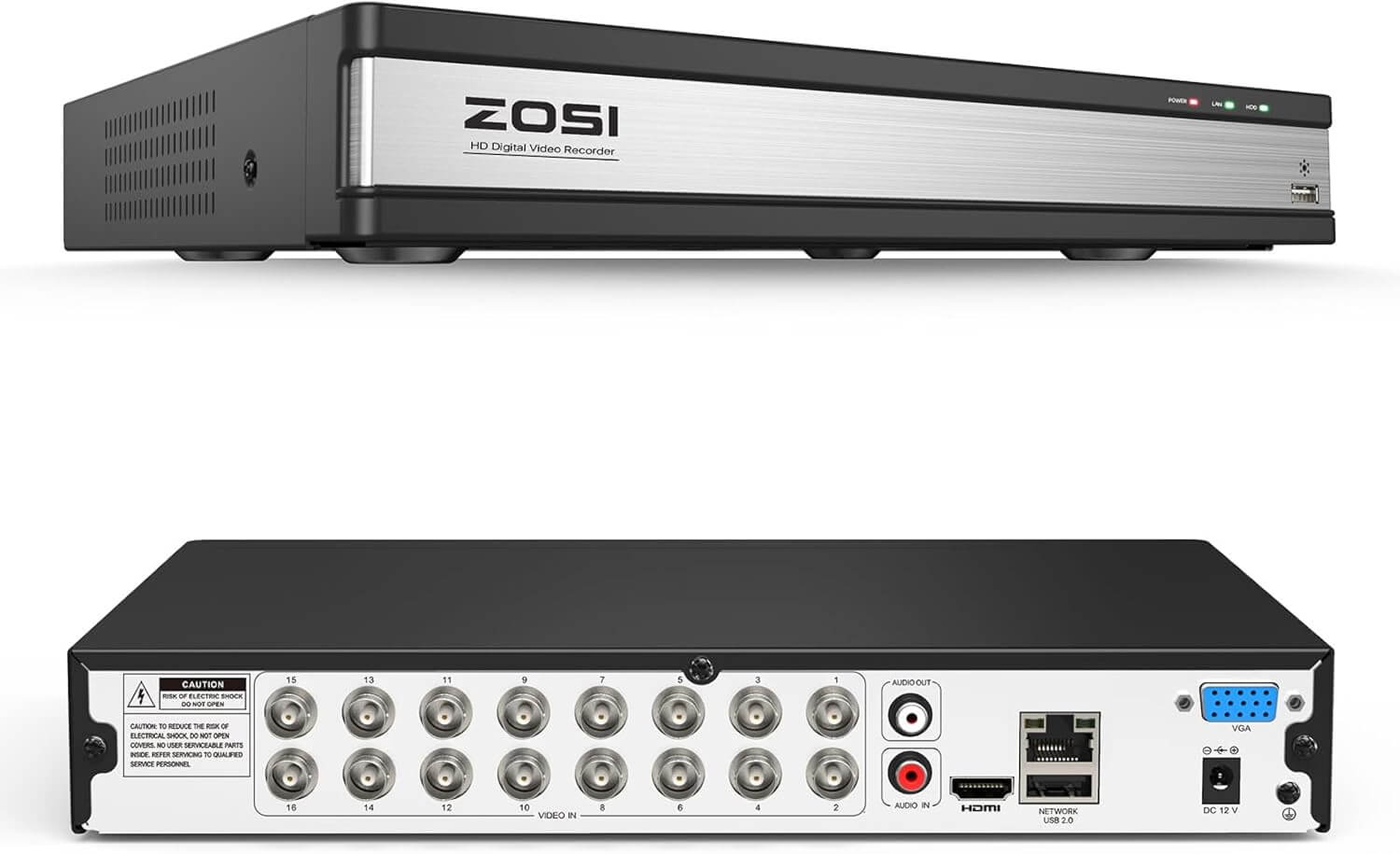ZOSI H.265 1080P FHD 16 Channel